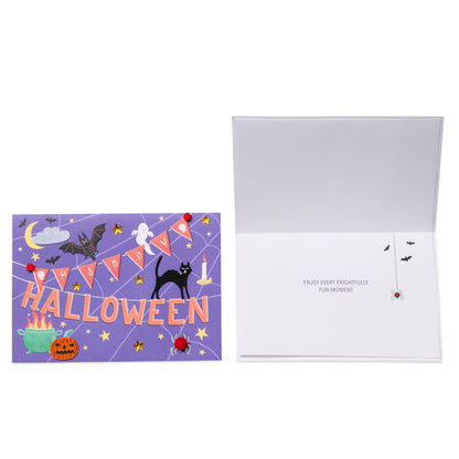 Assortiment de cartes de vœux Papyrus pour toutes les occasions avec boîte décorative, lot de 6 (Saint-Valentin, fête des Mères, fête des Pères, action de grâce, Halloween, Noël)