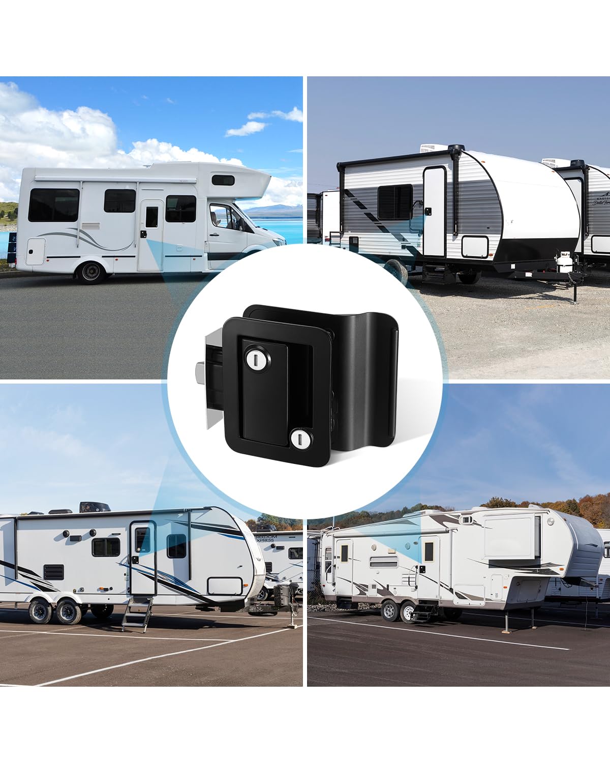 Kohree RV Door Lock Replacement with Paddle Deadbolt, 100% Zinc Alloy 🍁 All In One Marketplace Canada