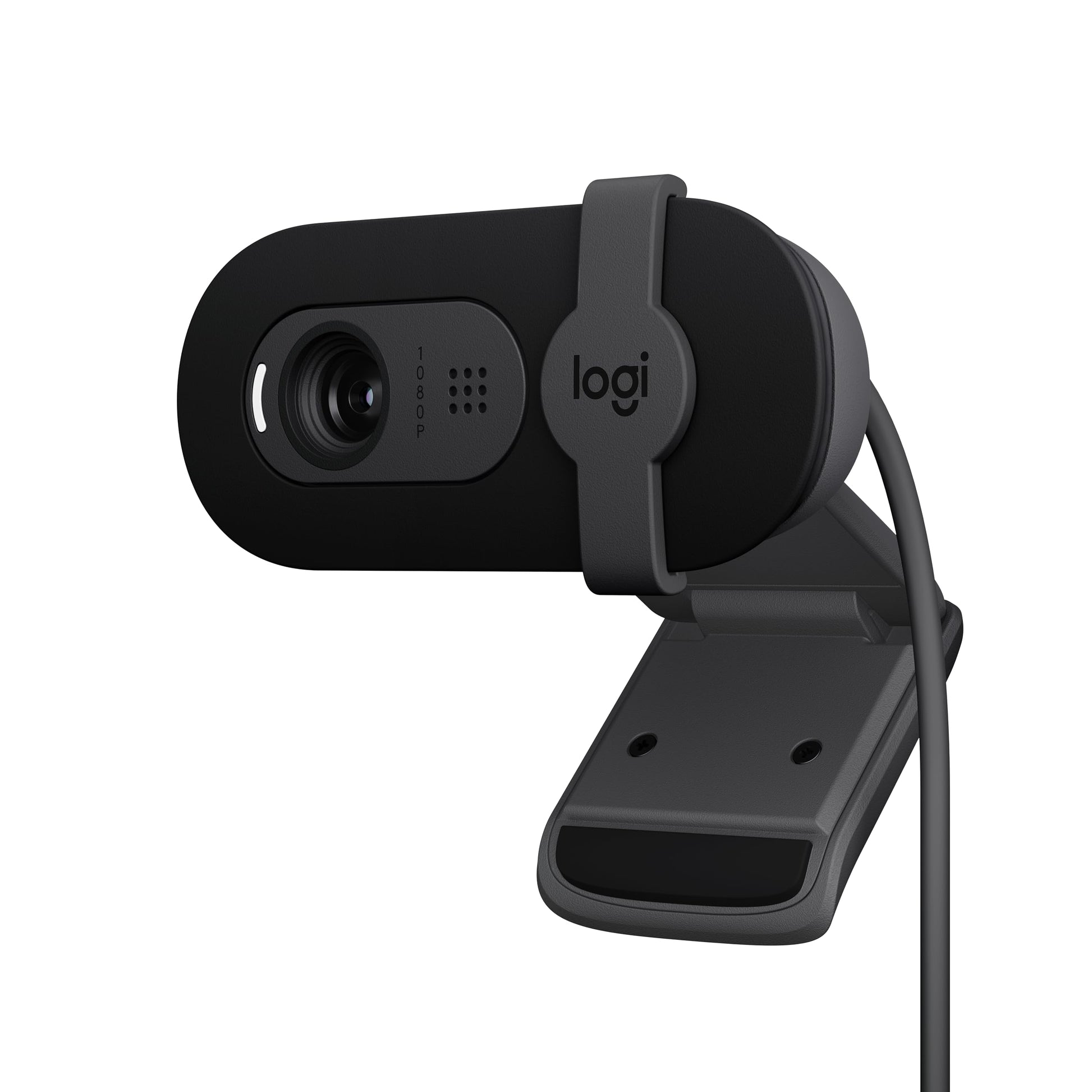 Logitech Brio 101 Full HD 1080p Webcam for Meetings, Streaming, Desktop, Laptop, PC - Built-in Mic, Shutter, Works with Zoom, Microsoft Teams, Nintendo Switch 2’s New GameChat Mode, USB-A,-Black - Available at All In One Marketplace Canada