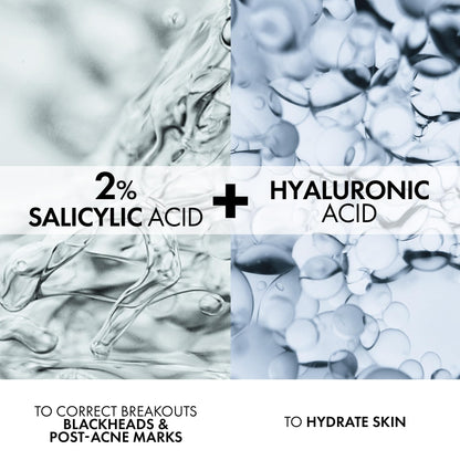 Vichy Face Cream for Acne-Prone Skin, Normaderm Double-Action Anti-Acne Face Moisturizer with Salicylic Acid, Oil-Free, Non-Comedogenic, Hypoallergenic, & Paraben-Free, 50mL VICHY
