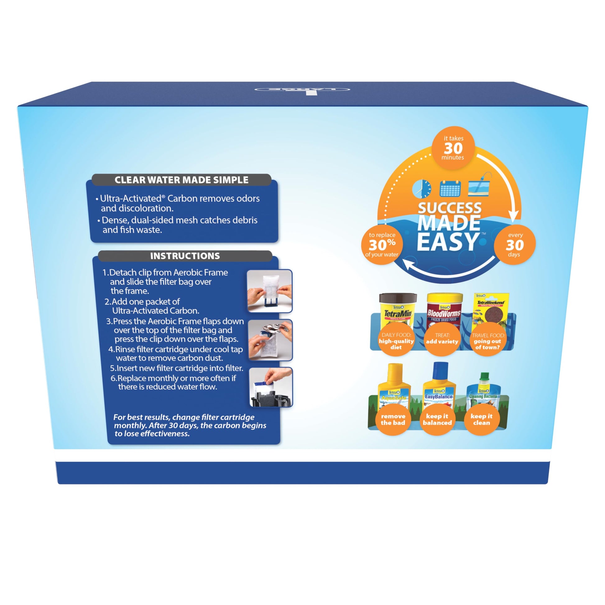 Tetra Aquarium Filter Cartridge, Bio-Bag Large, 12 pack for Whisper Tetra