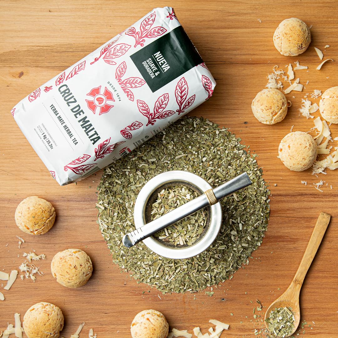 Cruz de Malta Yerba Mate – 1kg Loose Leaf Traditional Argentine Herbal Tea