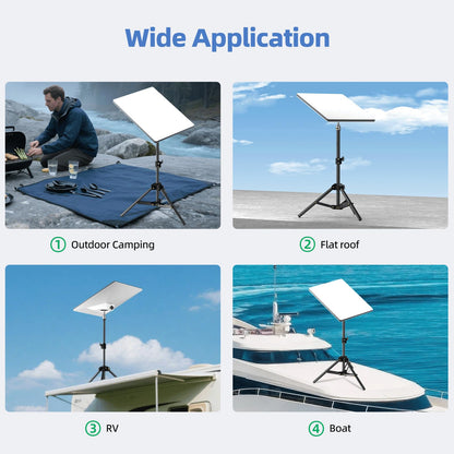 for Starlink Mini Tripod with Adapter(for Both 2025 New&Old Version), Adjustable Tripod Mount for Starlink Mini Dish, Portable Stand Mounting Kit for Star Link Mini Accessories for Outdoor Camping RV