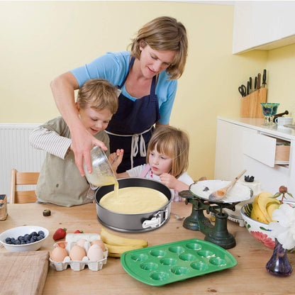 9" Non-Stick Cheesecake Pan, Springform Cake Pans Leakproof Round Cake Pan,Removable Bottom Quick Release Latch Moulds for Birthday Cake, Include 50 PCS Cake Paper Liners 🍁 All In One Marketplace Canada