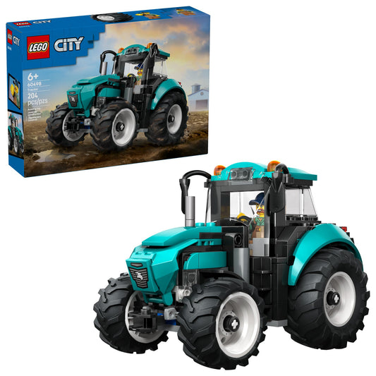 Jouet de construction LEGO City Tracteur pour enfants – Véhicule de ferme pour jeux de rôle pour garçons et filles, à partir de 7 ans – Jouet tracteur avec figurine de fermier – Idée cadeau d'anniversaire – 60498 🍁 All In One Marketplace Canada