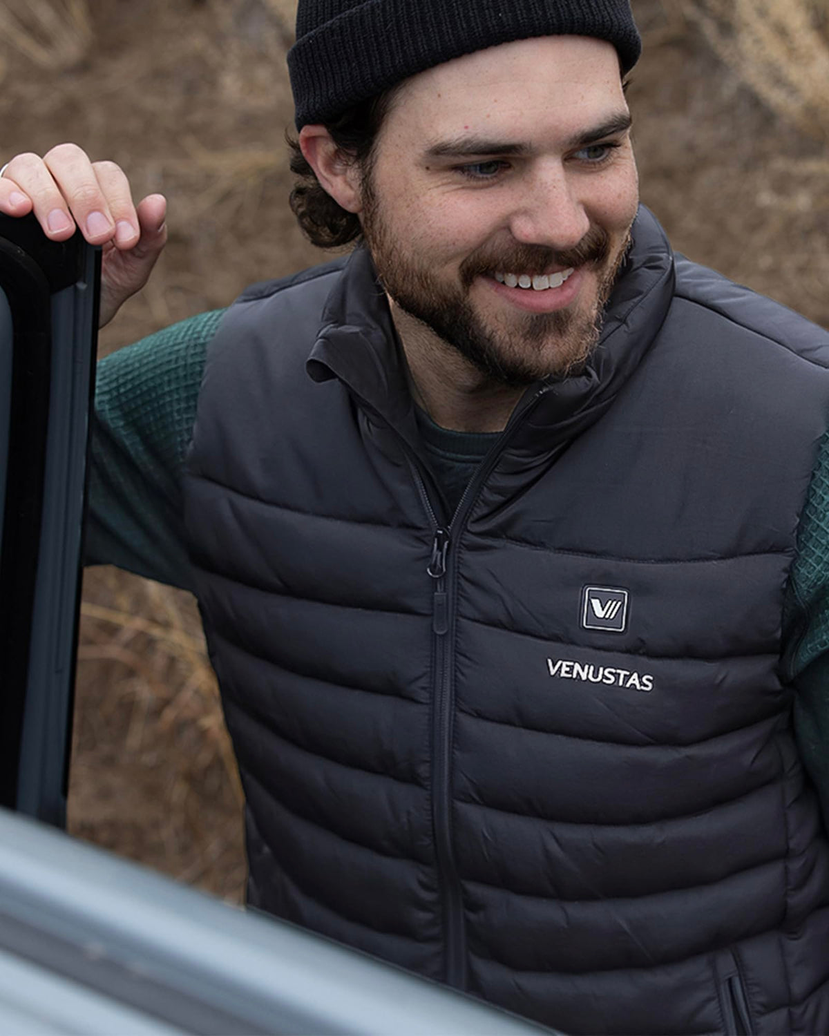 Venustas Men's Heated Vest with Battery Pack 7.4V, Ultra-thin Carbon Fiber, Suitable for Winter Outdoor Hunting Skiing 🍁 All In One Marketplace Canada