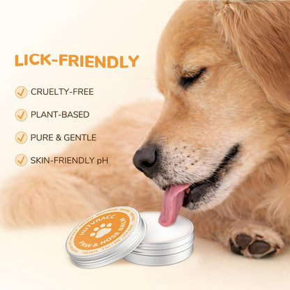 Lick-Safe Dog Paw & Nose Balm | 2.1 oz All Natural Wax with Coconut Oil 🍁 All In One Marketplace Canada