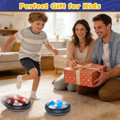2Pcs LED Hover Soccer Ball Indoor Toys for 3-12 Year Old Boys Girls Christmas Birthday Gifts for 3 4 5 6 7 8 9 10 Years Old Kids Air Floating Soccer Toy Toddler Games Foam Bumper 🍁 All In One Marketplace Canada