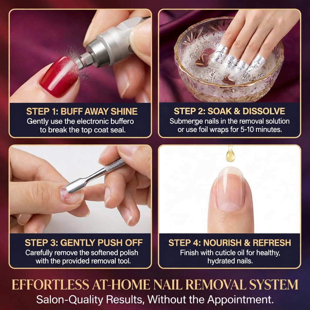 Acetone 16oz Made in Canada - Nail Polish Remover, Professional Strength Gel, Acrylic & Dip Remover – Fast Acting - Available at All In One Marketplace Canada