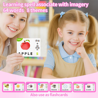 DEGIDEGI Educational Toys for Kids Ages 3-8, Matching Letter Spelling Game ABC Learning, Learning Toys for 4-7 Year Old Girls,Christmas Birthday Party Gifts for 3 4 5 6 7 8 Year Olds Girls Pink 🍁 All In One Marketplace Canada