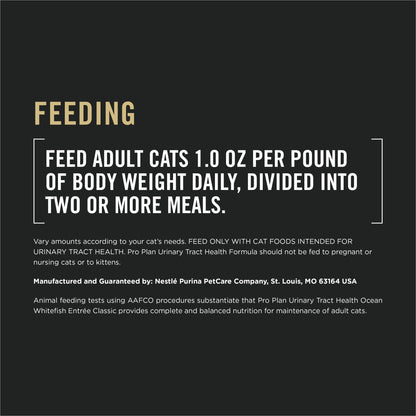 Purina Pro Plan Focus Adult Urinary Tract Health Formula Ocean Whitefish Entree Cat Food (24 Pack), 3 oz 🍁 All In One Marketplace Canada