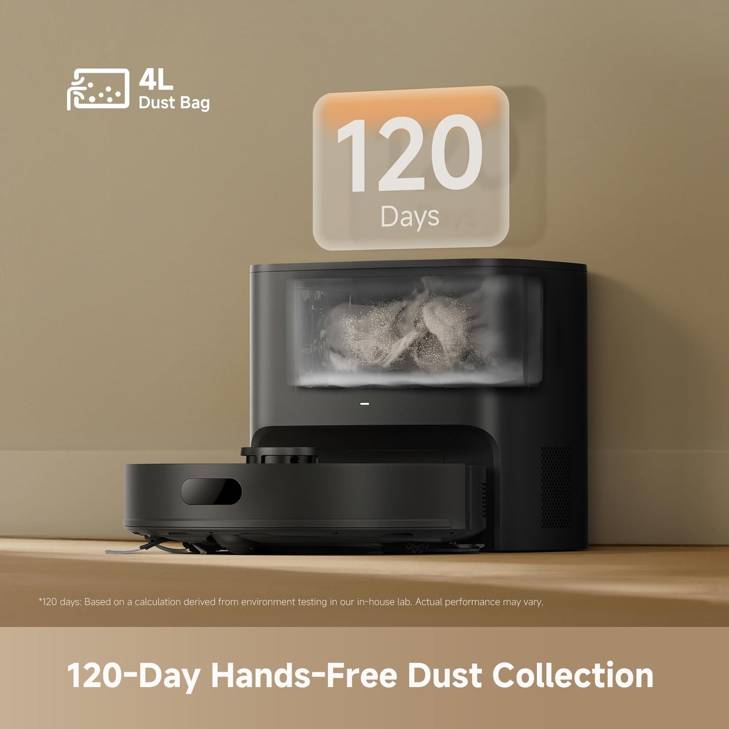 DREAME D20 Air Plus Robot Vacuums and mop, 20,000Pa Suction, Self-Emptying dreame