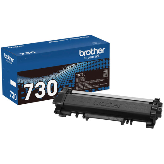 Brother Original TN730 High-Yield Black Toner Cartridge, Higher Yield for Value, Original Toner Replacement cartridges, for Brother Laser Printers HL-L2395DW, DCP-L2550DW, MFC-L2750DW, and More