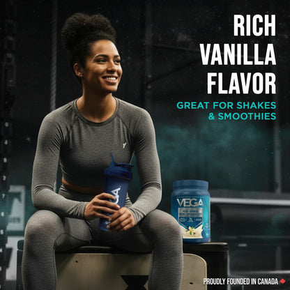 Vega Protein + Supergreens - 20g Plant-Based Pea Protein with Veggies, Vanilla, 18 Servings, Vegan Keto, Non-GMO, Gluten Free, Dairy Free, Low Carb, 526g (Packaging May Vary)