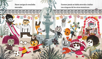 Gustavo, le petit fantôme timide : (Un livre illustré d'Halloween pour les enfants de 3 à 7 ans - Célébrant l'amitié, le courage et les traditions culturelles)