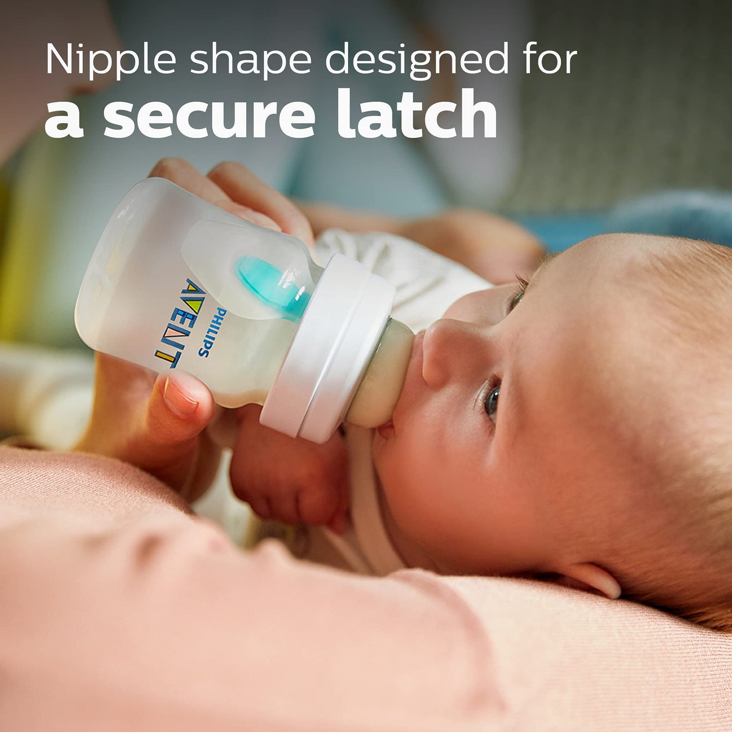 Philips Avent Anti-Colic Bottle with AirFree Vent, 4oz, with Flow 1 Nipples, 0m+, 4pk, Clear, SCY701/04 🍁 All In One Marketplace Canada