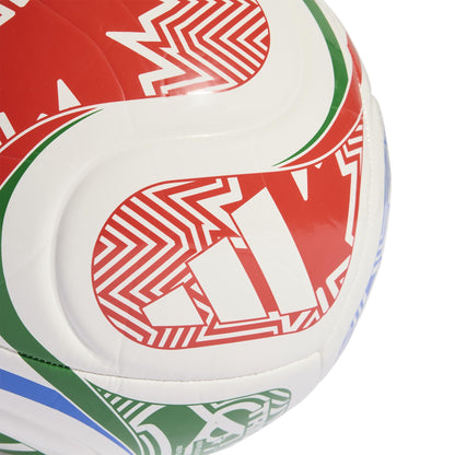adidas Ballon de football Trionda Club FIFA World Cup 26™ unisexe-adulte, Blanc/Rouge vif/Bleu Glory/Vert, 3