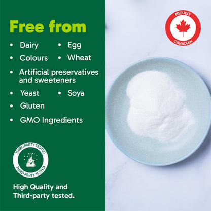 Organika Canadian-Made Inositol (Myo-Inositol)- Cellular Response, Mood Balance, Insulin Support- 500g Organika
