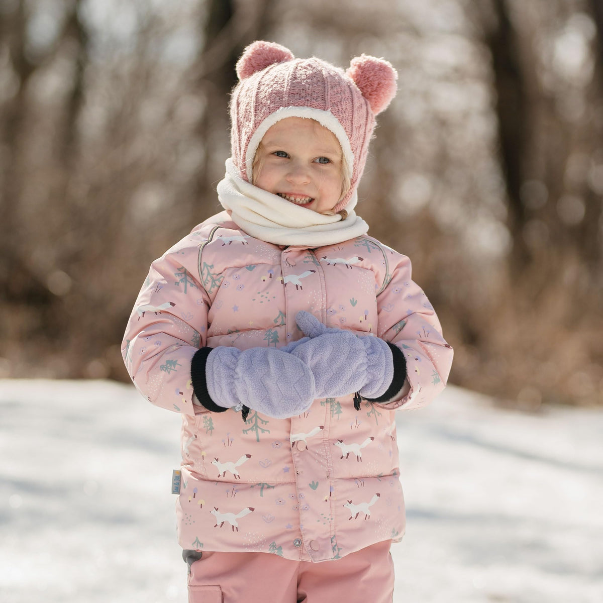 Jan & Jul Fleece Winter Mittens for Toddlers (Lavender, L) 🍁 All In One Marketplace Canada