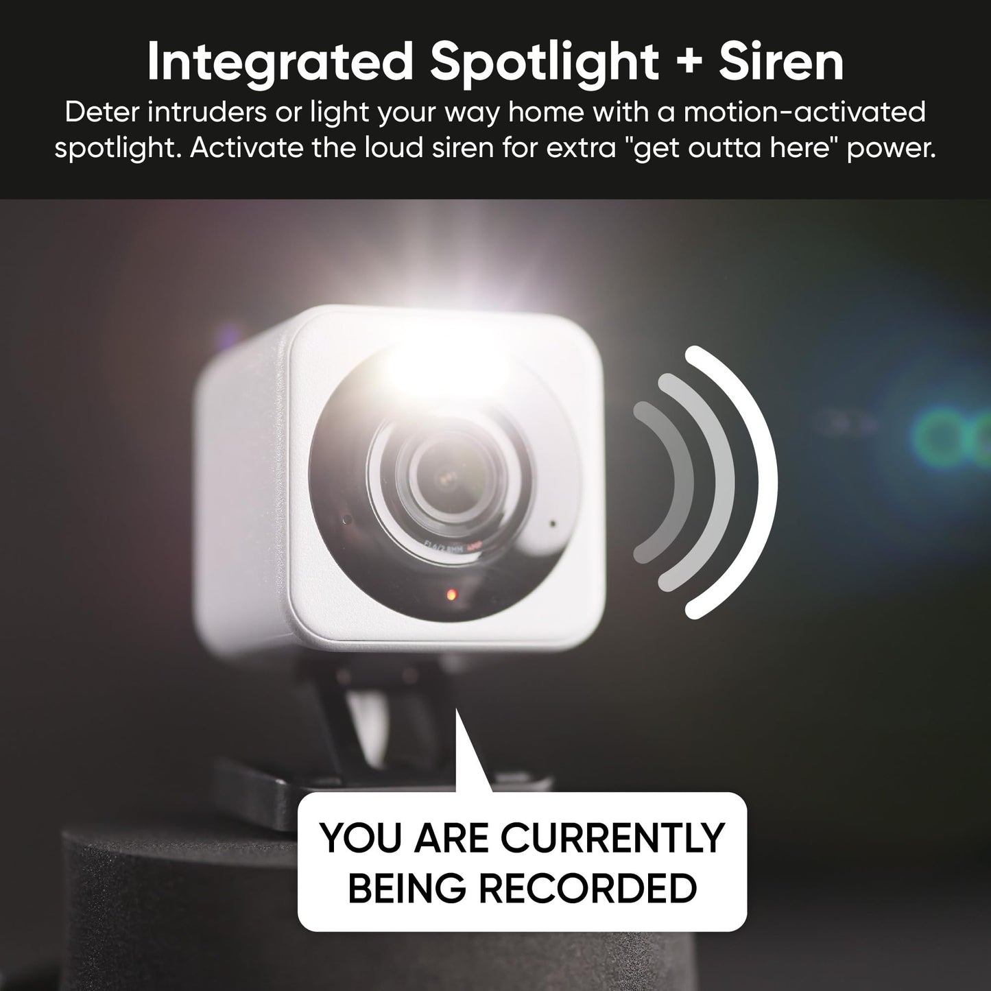 WYZE Cam v4 (Latest Model), 2.5K AI Security Camera, Indoor/Outdoor Cameras for Home Security, Vibrant Color Night Vision, No Subscription Required, Free Expert Help, Black, 2 Pack