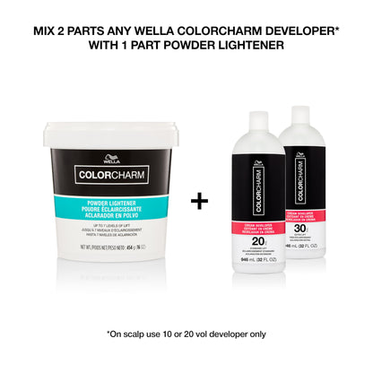 COLORCHARM Powder Hair Lightener| Up to 7 Levels of Lift | Dust Free| 1lb - Available at All In One Marketplace Canada