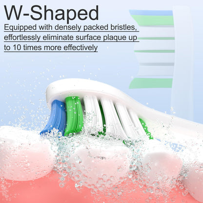 Replacement Toothbrush Head Compatible with Philips Sonicare Electric Toothbrush - Fit Plaque Control, Gum Health, FlexCare, HealthyWhite, Essence+ and EasyClean, 12 Pack - Available at All In One Marketplace Canada