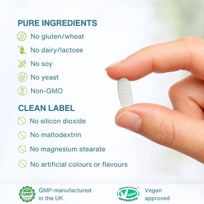 Igennus Superior Triple Magnesium Complex, 262mg Body-Ready Elemental Magnesium, Taurate, Glycinate & Citrate, High Absorption, Fully Reacted & Chelated, Clean Label, Non-Buffered, 60 Vegan Tablets - Available at All In One Marketplace Canada