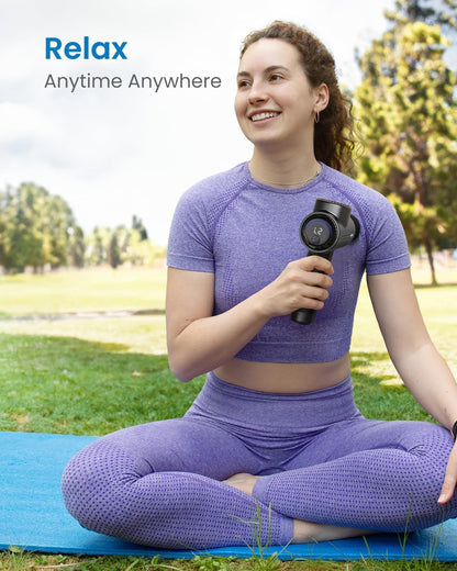 RENPHO Massage Gun, Powerful Massager Gun for Athletes, Percussion Massage Gun, Portable Hand held Electric Massager for Back, Carry Case, Gifts for Men Women, Active - Available at All In One Marketplace Canada