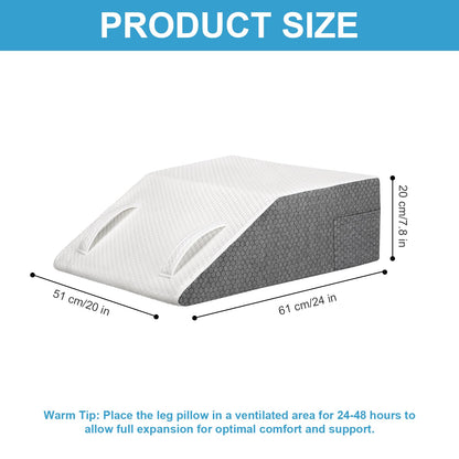 Ceecysaa Leg Elevation Pillow for Bed,20cm Height High-Density Foam Pillow 🍁 All In One Marketplace Canada Ceecysaa