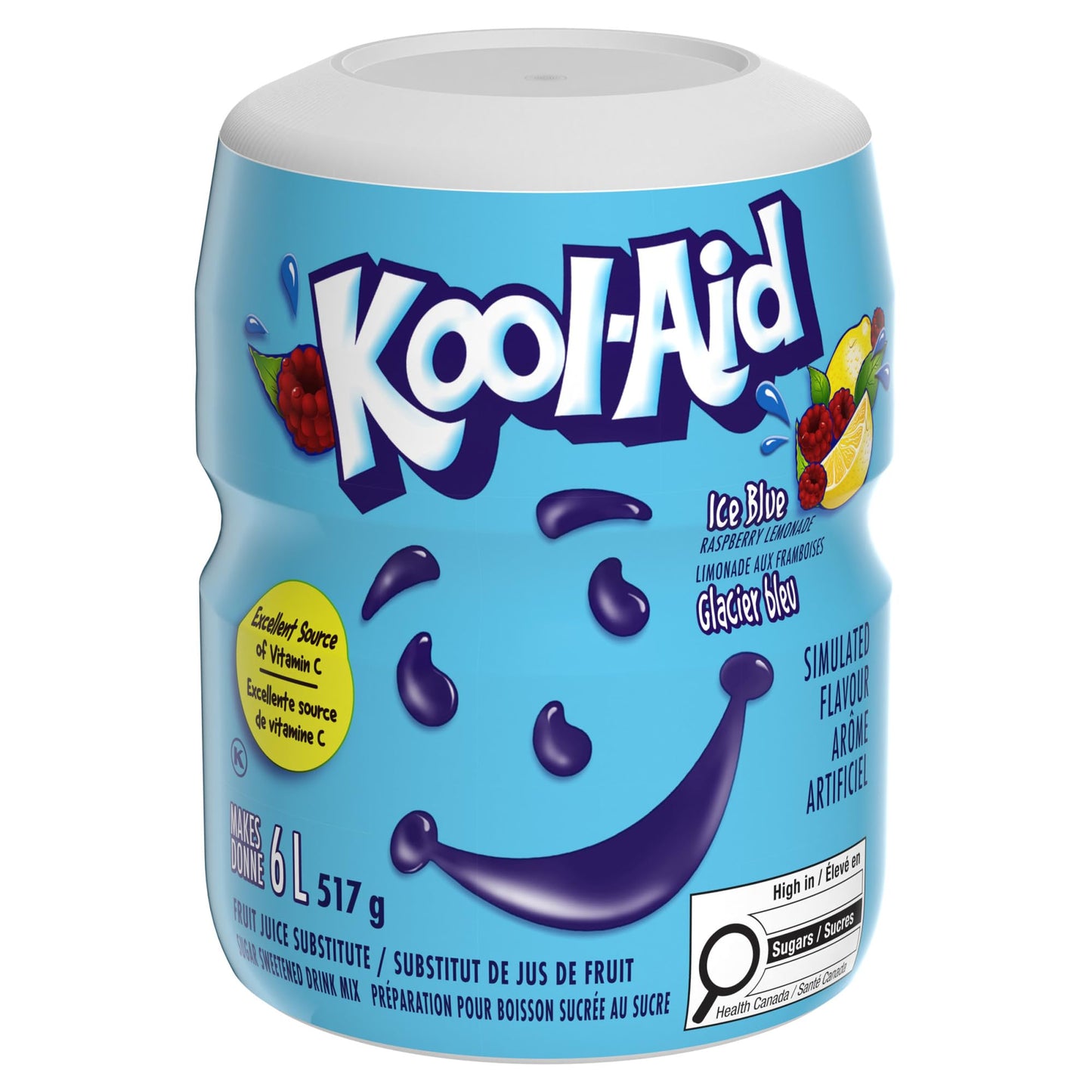 Kool-Aid Ice Blue Raspberry Lemonade Drink Mix (Pack of 12) Kool-Aid