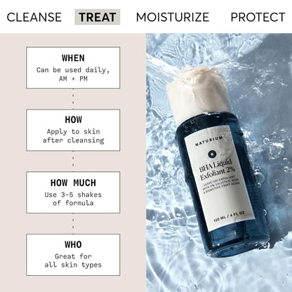 Naturium BHA Liquid Exfoliant 2%, with Salicylic Acid, 120 ml / 4.0 fl oz