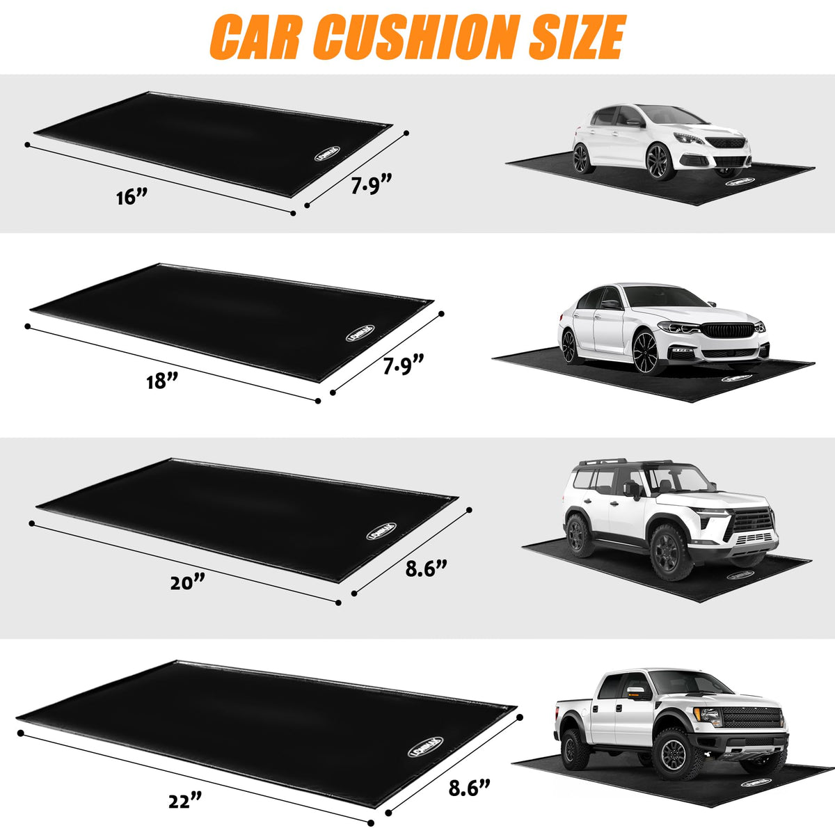 Loninak Garage Floor Mat, 8'6"x20' Garage Containment Mat for Winter Garage Floor Protection Mat for All Seasons Garage Water Barrier Snow Melting Mat Middle Size Car 🍁 All In One Marketplace Canada