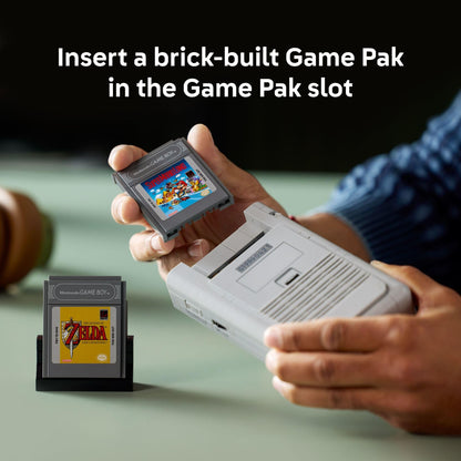 LEGO Super Mario Game Boy - Retro Building Sets for Adults, Ages 18+ - Gifts for Birthdays - Collectible Model with Game Paks and Display Stand - 72046 LEGO