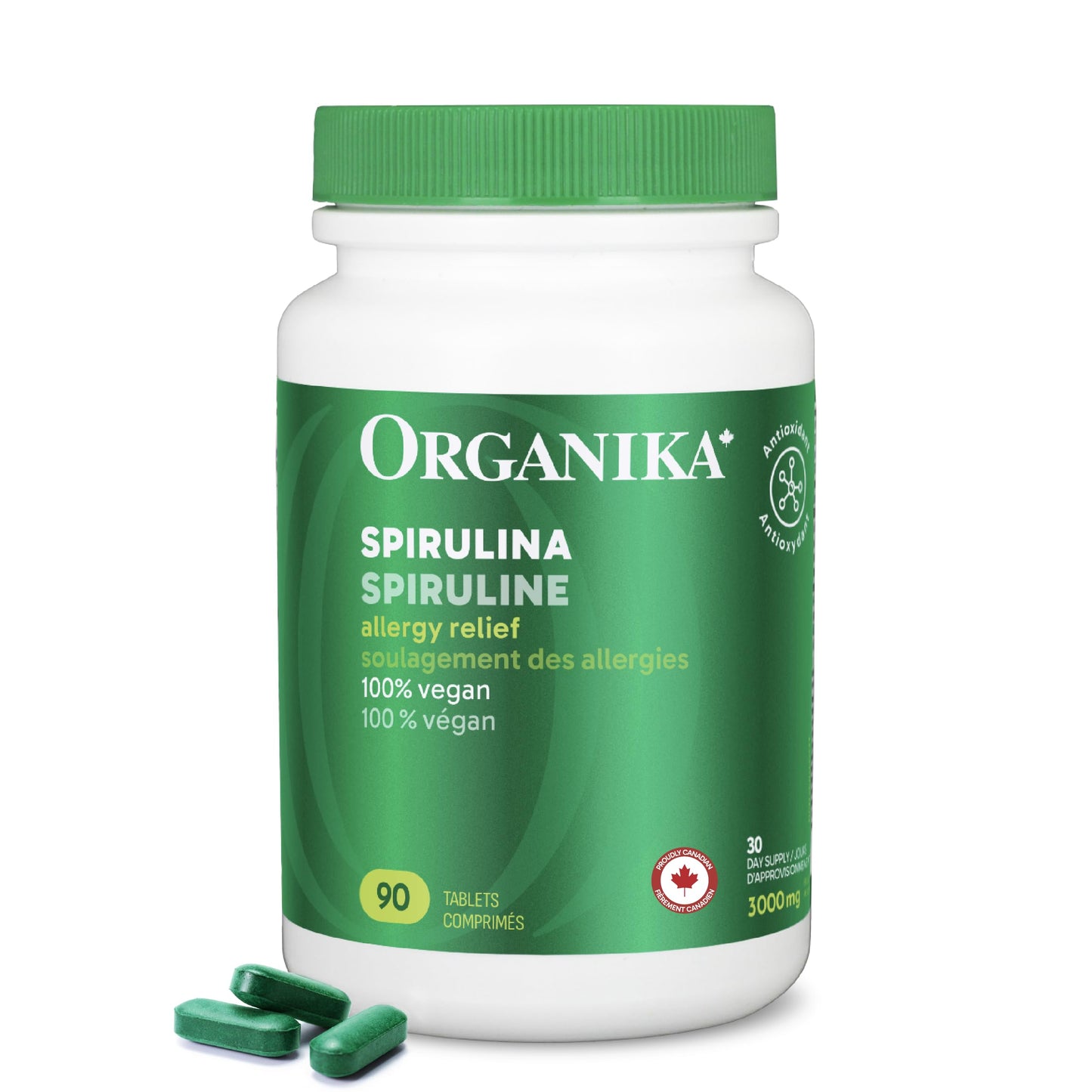 Organika Spirulina 90 Tabs Organika