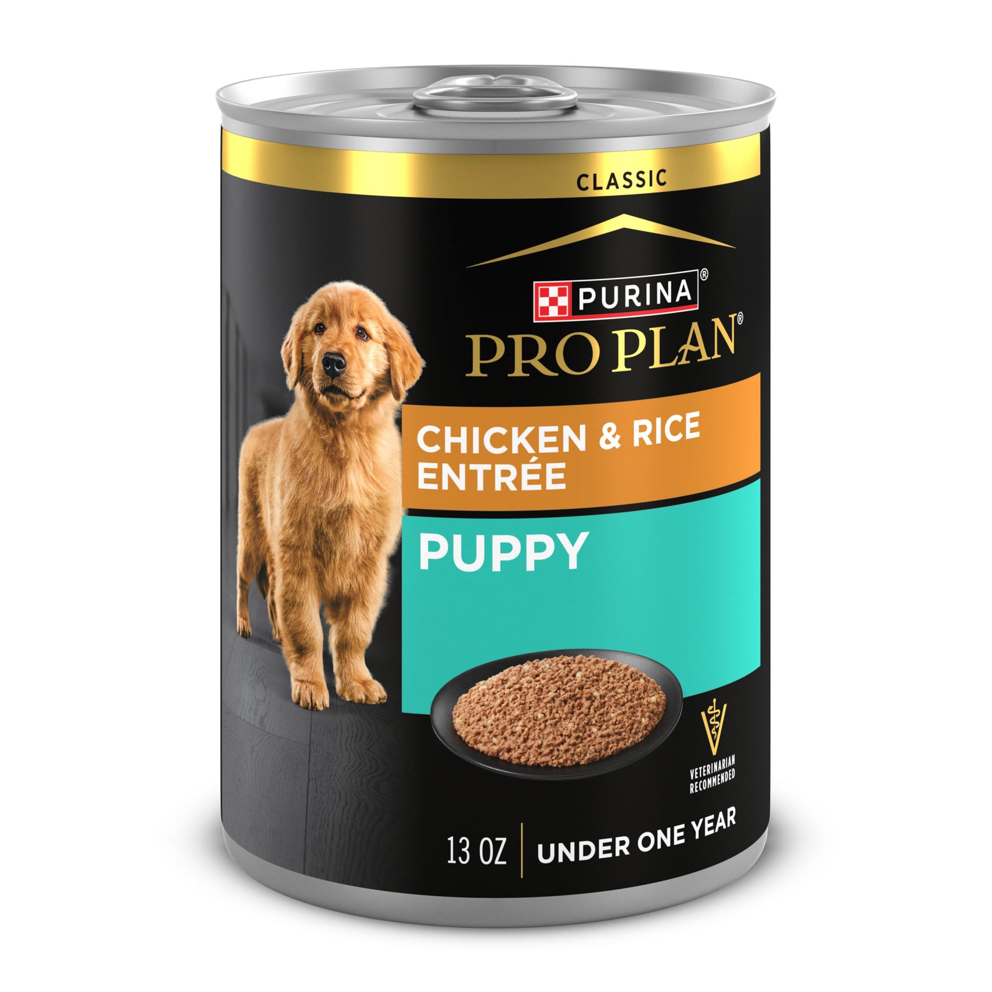 Purina Pro Plan Wet Puppy Food, Chicken & Rice Entrée Classic - 368 g Can (12 Pack) Pro Plan