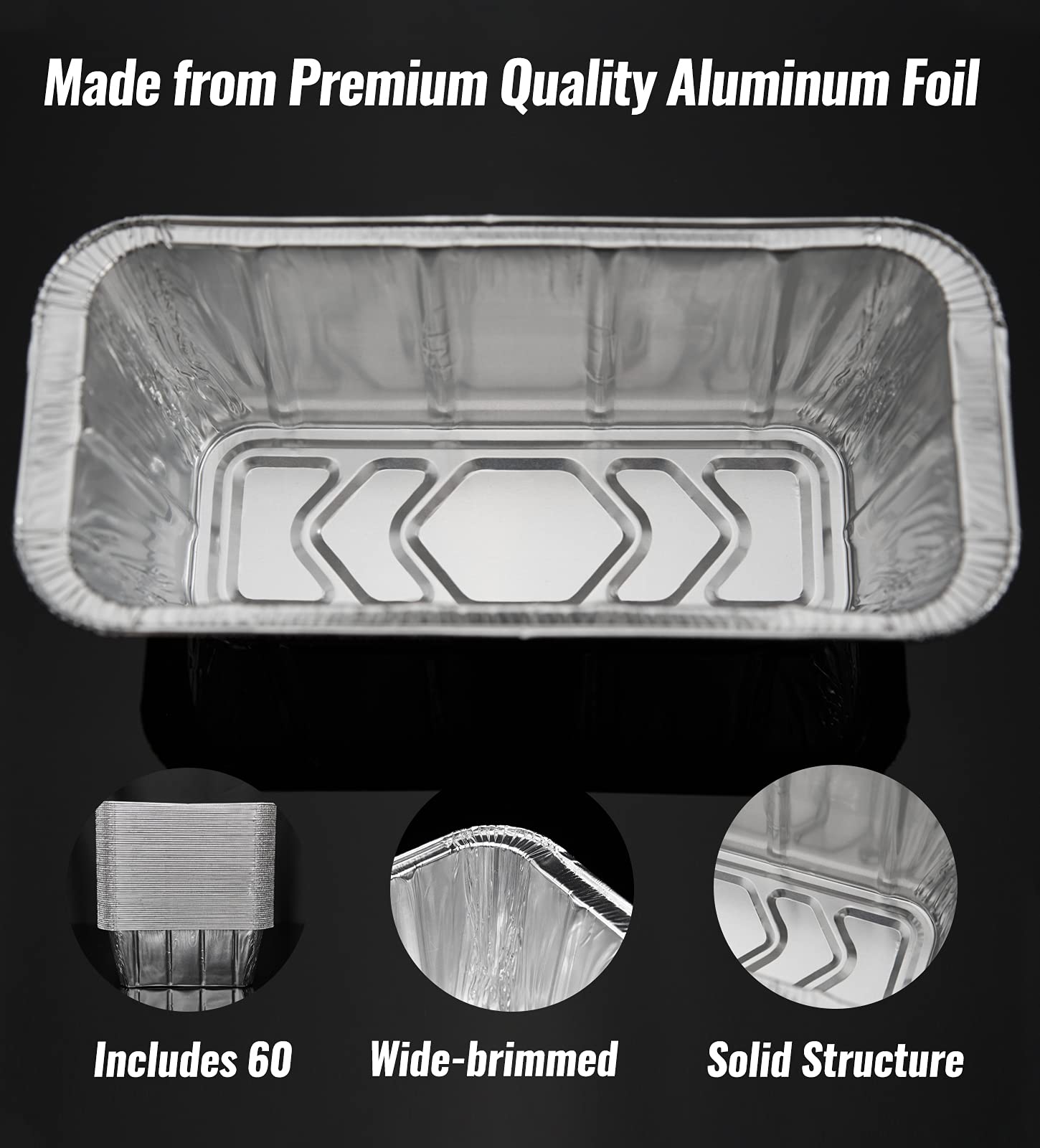 NUPICK 40 Pack Grease Cup Liners for Blackstone 17"/28"/36" Griddle, Drip Pan Liners for Blackstone 5017, Disposable Aluminum Foil Drip Pan Liner - Available at All In One Marketplace Canada