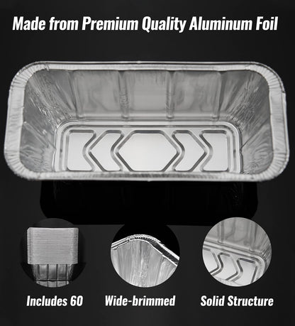 NUPICK 40 Pack Grease Cup Liners for Blackstone 17"/28"/36" Griddle, Drip Pan Liners for Blackstone 5017, Disposable Aluminum Foil Drip Pan Liner - Available at All In One Marketplace Canada