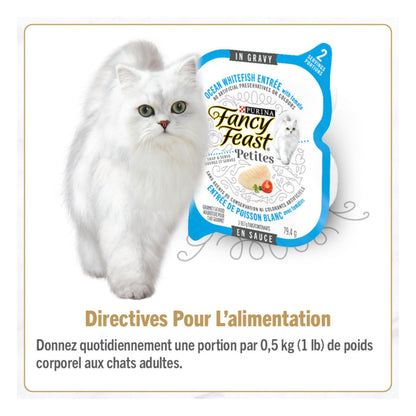 Fancy Feast Petites Wet Cat Food, Seafood Favourites 79.4g (24 Pack) Fancy Feast