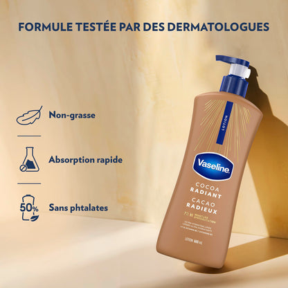 Vaseline Cocoa Radiant Lotion Ultra-Hydrating 72H Moisture, 600mL, 3-Pack 🍁 All In One Marketplace Canada