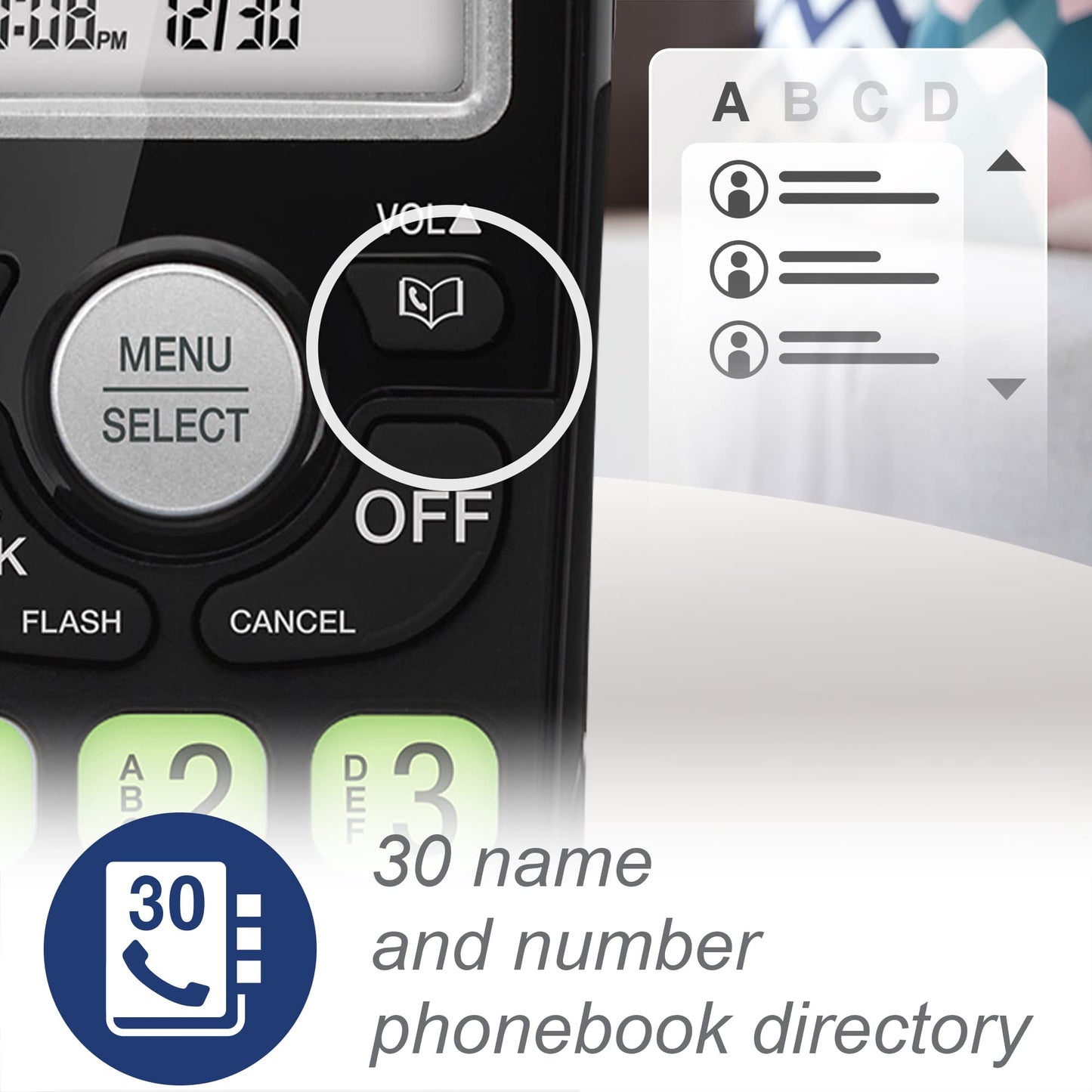 VTech VG101-11 Cordless Phone with Full Duplex Speakerphone and Caller ID/Call Waiting (Black) 🍁 All In One Marketplace Canada