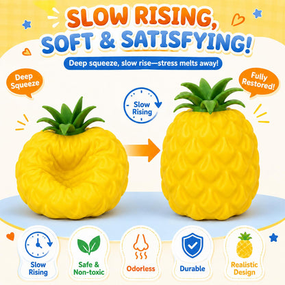 6.7in Jumbo Pineapple Squishy Toys,Squeeze Sensory Fidget Novelty Toys for Stress & Anxiety Relief,Christmas Birthday White Elephant Gifts Party Favors 🍁 All In One Marketplace Canada