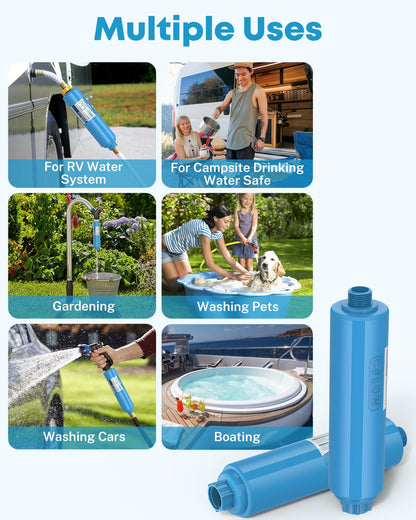 Kohree RV Water Filter, NSF Certified Inline Water Filter, BPA Free, 2 Pack Kohree