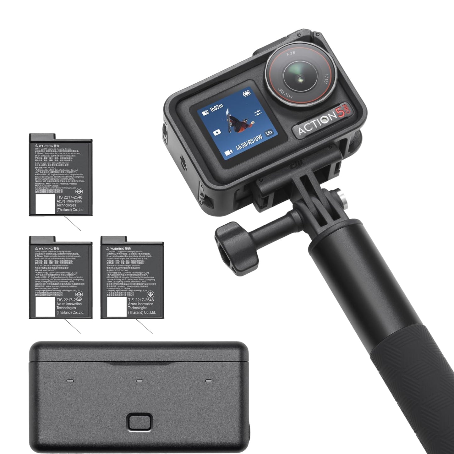 DJI Osmo Action 5 Pro Adventure Combo, 4K Action Camera for Travel and Vlog 🍁 All In One Marketplace Canada