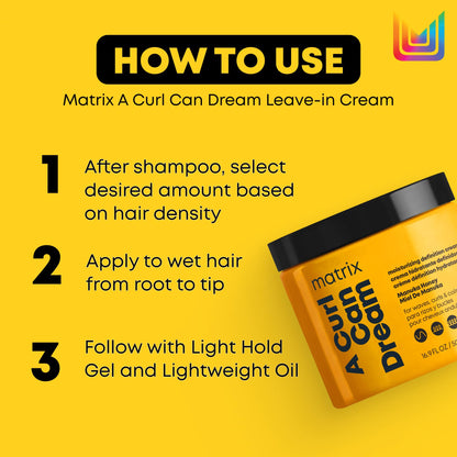 Matrix A Curl Can Dream Leave-In Cream, 500mL