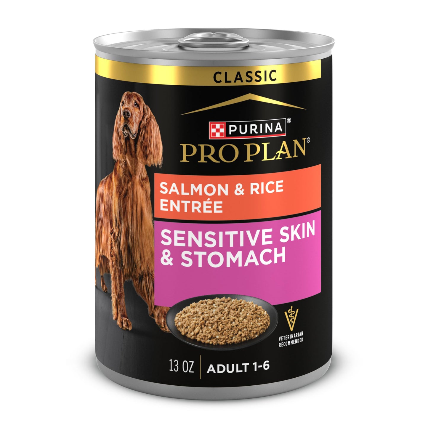 Purina Pro Plan Sensitive Skin & Stomach Wet Dog Food, Salmon & Rice - 368 g Can (12 Pack) 🍁 All In One Marketplace Canada