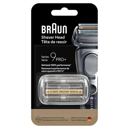 Braun Series 9 Replacement Head, Electric Razor Men, Original Replacement Head Series 9 96M, Silver - Available at All In One Marketplace Canada
