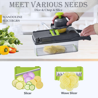 Vegetable Chopper Mandoline Slicer Home Kitchen Appliance Essential Gadget 🍁 All In One Marketplace Canada