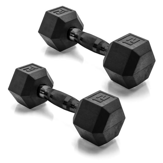 CAP Barbell 12 LB Coated Hex Dumbbell Weight Pair with Black Handle 🍁 All In One Marketplace Canada
