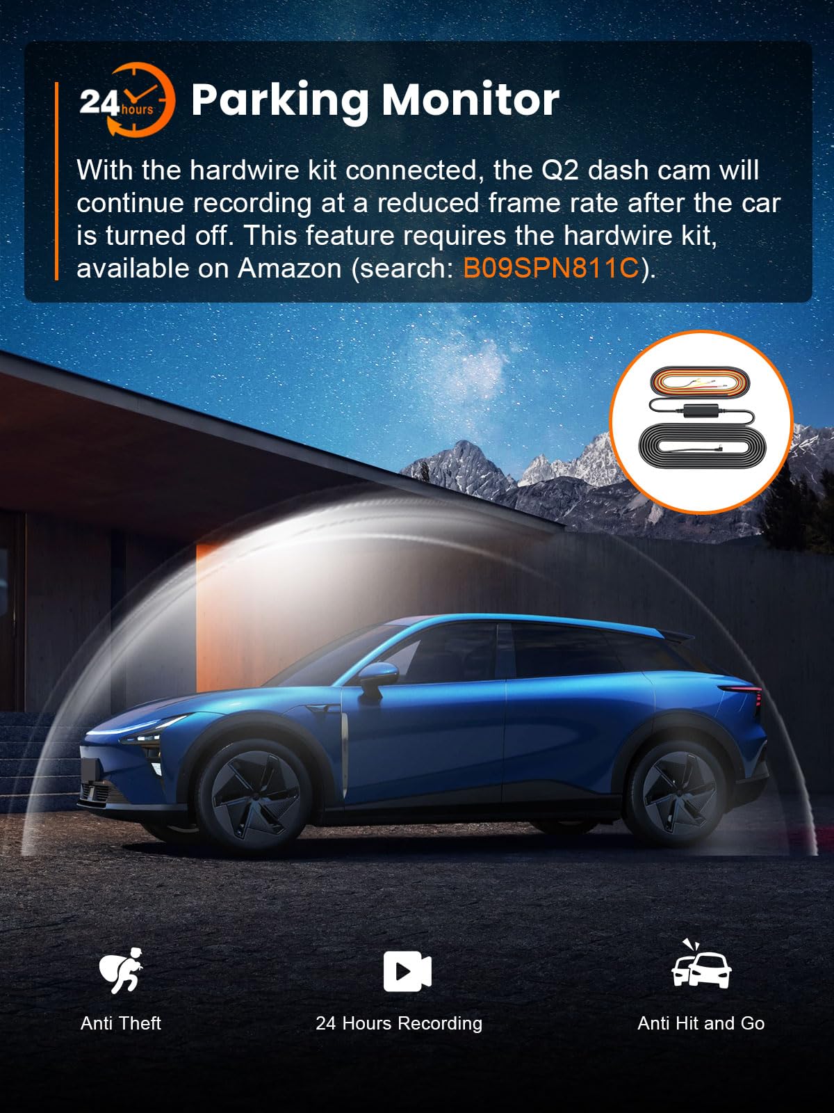 galphi 4K Dash Cam Front, Built-in 5G WiFi, 32GB Card Included, Dash Camera for Cars, Mini Dashcam for Cars with Loop Recording, G-Sensor, 24 Hours Parking Monitor, APP, Support 256GB Max