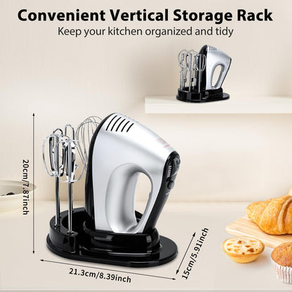 Lychee Hand Mixer Electric 600W Powerful Handheld Kitchen Mixer Portable 🍁 All In One Marketplace Canada